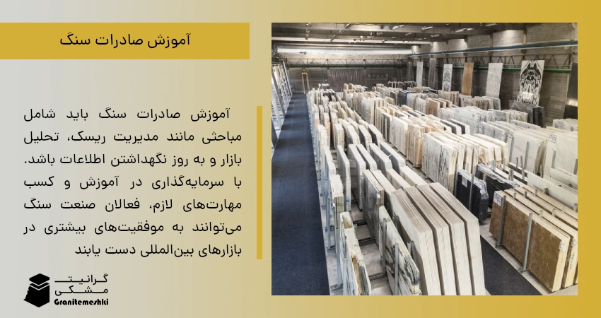 آموزش صادرات سنگ